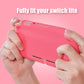 Grip Case for Nintendo Switch Lite, Silicone Case for Nintendo Switch Lite - Coral - ECHZOVE