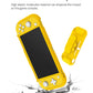 TPU Protective Case for Nintendo Switch lite, Cover Case for Nintendo Switch lite with Kickstand and 4 Game Card Slots - Yellow - ECHZOVE