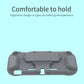 TPU Protective Case for Nintendo Switch lite, Cover Case for Nintendo Switch lite with Kickstand and 4 Game Card Slots - Gray - ECHZOVE