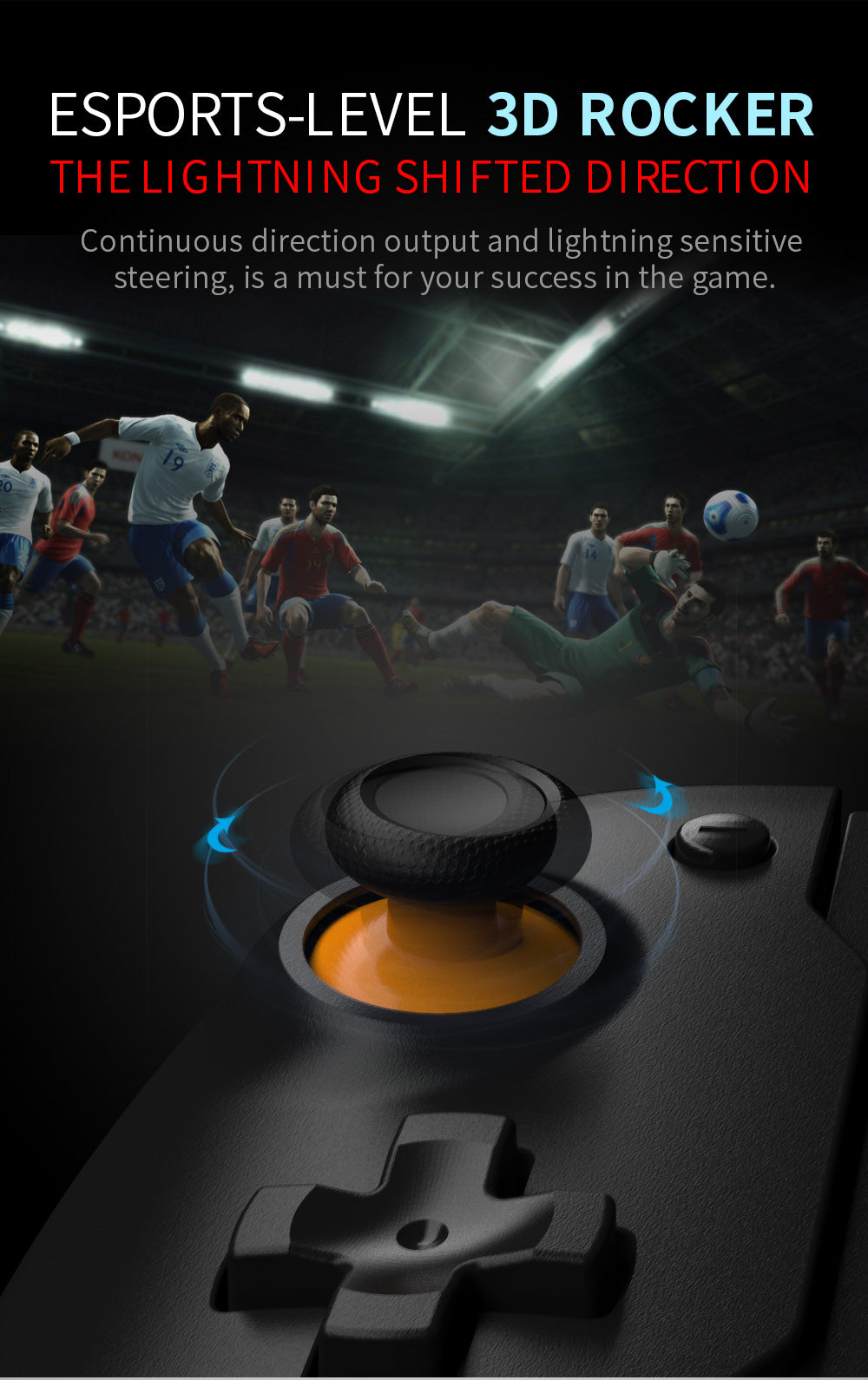 Wireless Controller for Nintendo Switch, Ergonomic Controller for Nintendo Switch with Gravity Induction of Six-Axis Gyroscope, Double Motor Vibration and Screen Capture Button - ECHZOVE