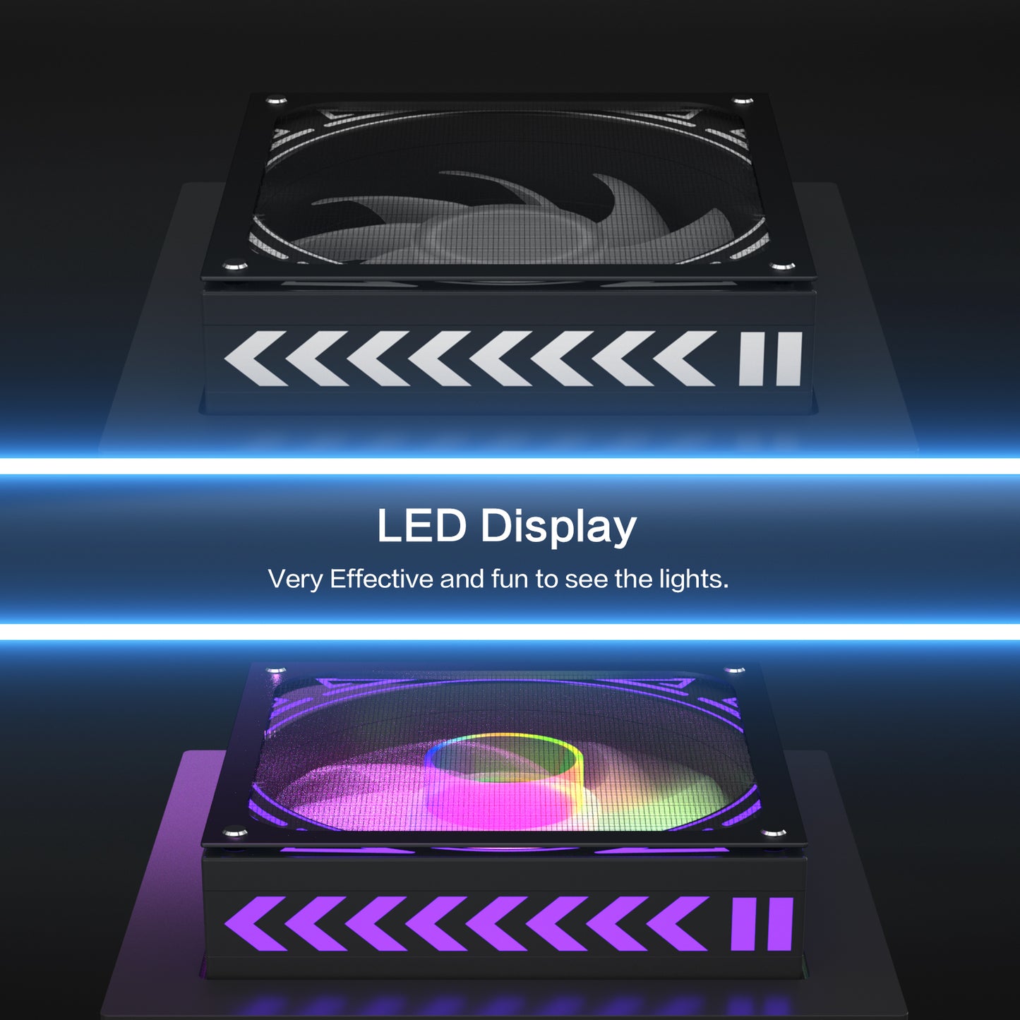 Xbox Series X LED Fan, Cooling Fan for Xbox Series X with LED RGB Light, USB Powered and Remote Control or App Control, Various Colorful LED Lights, Low Noise, Xbox Series X Accessories