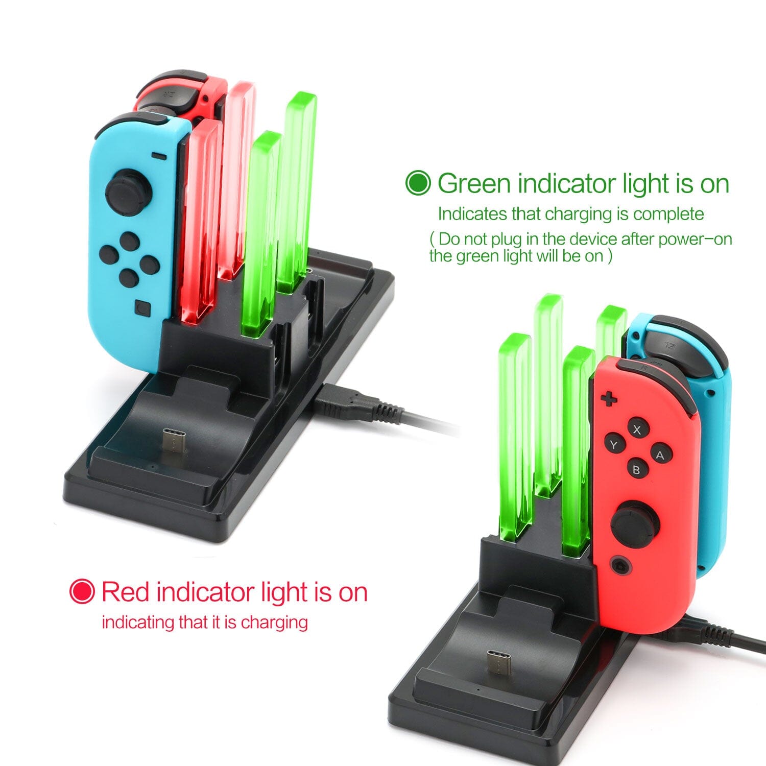 nintendo switch controllers charger
