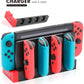 Charger for Switch Joy Cons, Charging Dock for Nintendo Switch Joy Cons - ECHZOVE