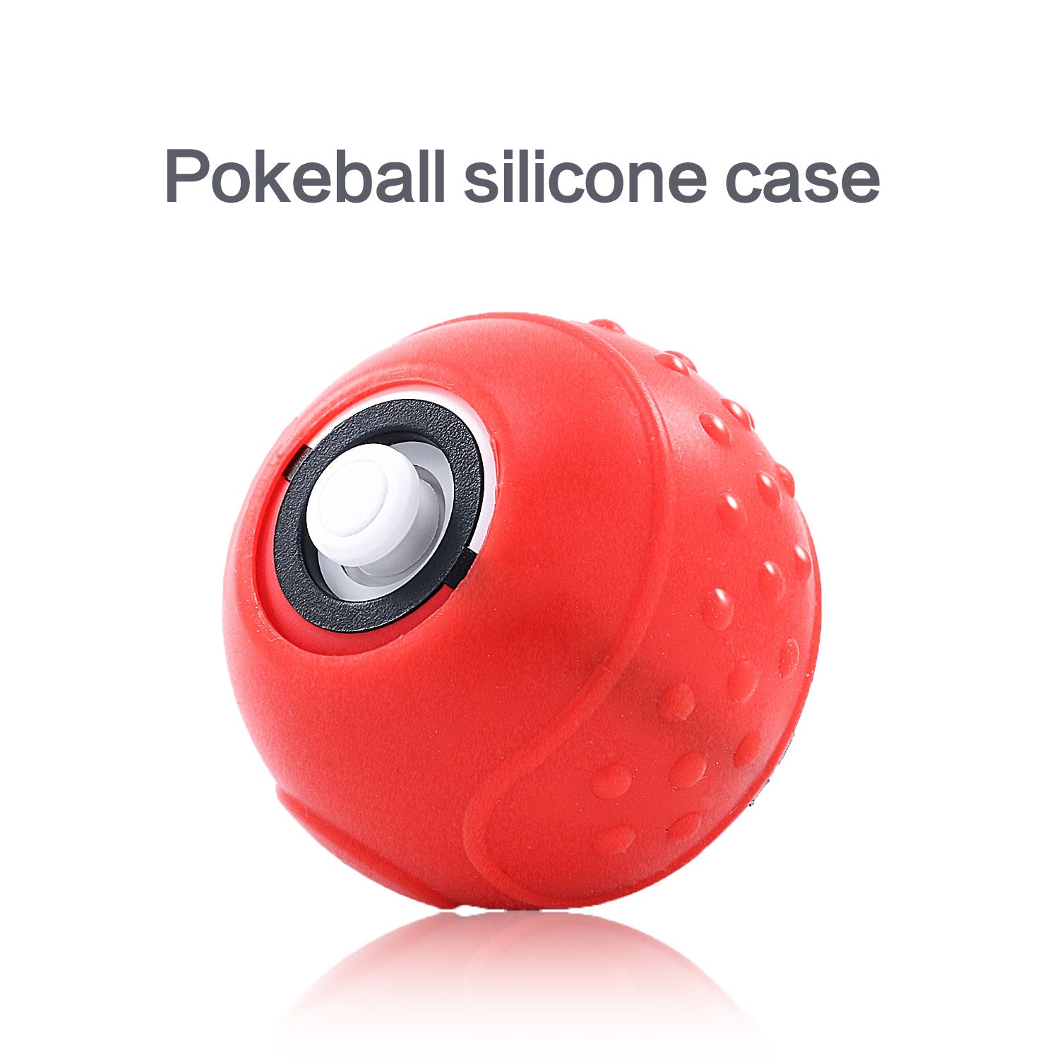Silicone Grip Case for Poke Ball Plus Controller, Accessories Rubber Skin Protective Cover Case Compatible with Pokemon Lets Go Pikachu Lets Go Eevee Poke Ball Plus - ECHZOVE
