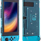 Switch Glitter Case, Switch Protective Case with Tempered Glass Screen Protector and Thumb Grip Caps - Black