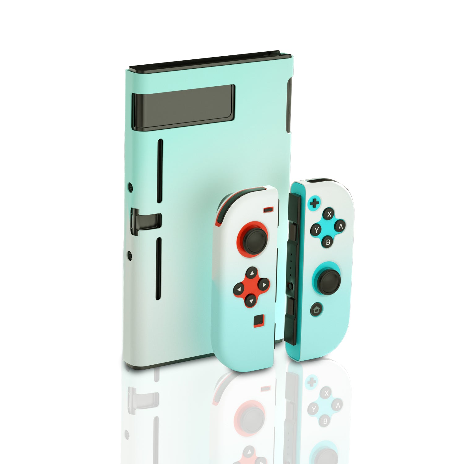 Dockable Case for Nintendo Switch, Hard Case for Nintendo Switch - Blue - ECHZOVE