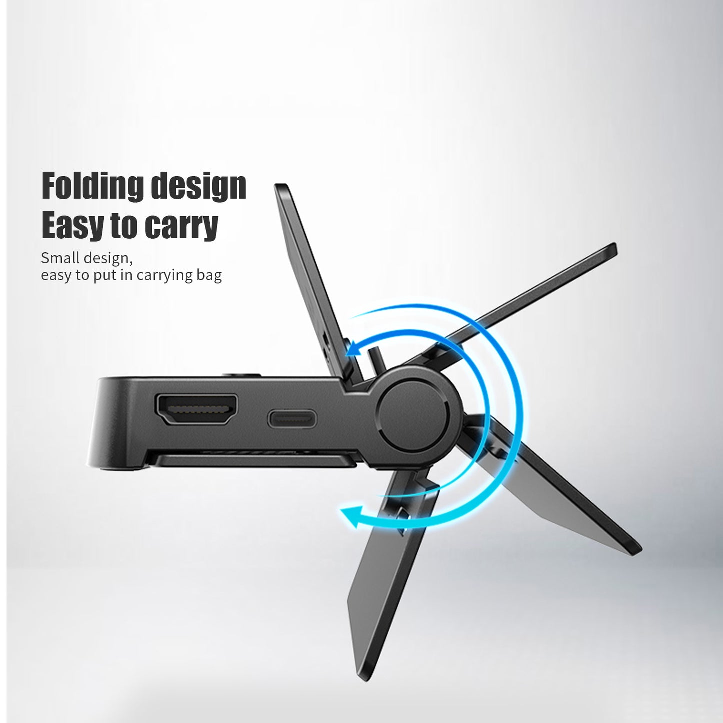 Switch HDMI Dock, Foldable HDMI Docking Station for Switch, Portable TV Dock for Switch with Screen Switch Button, USB C Power Input and USB 3.0 Port - ECHZOVE