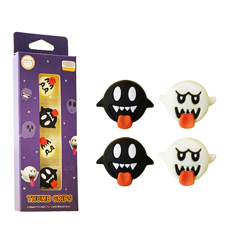 nintendo switch thumb grips ghost