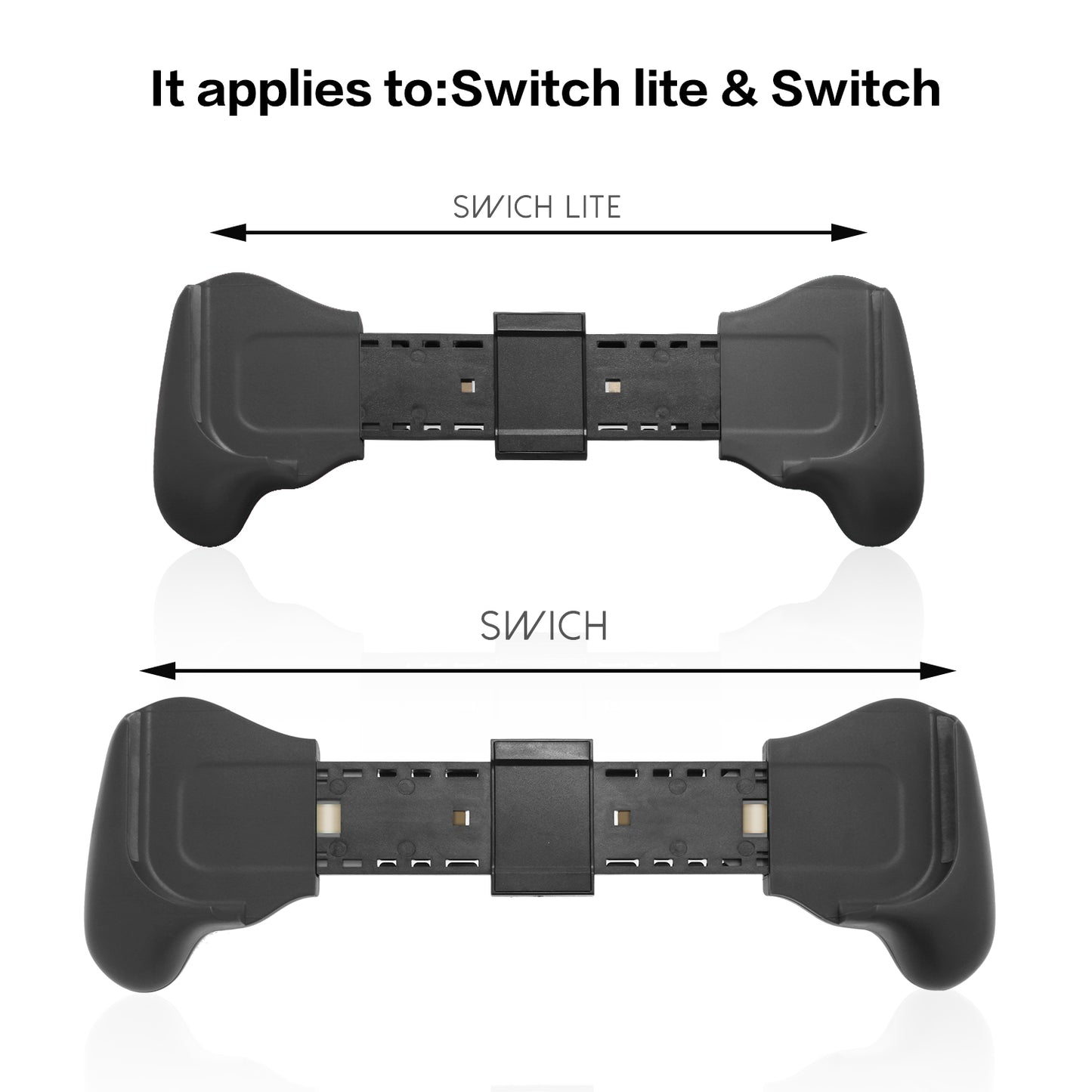 Hand Grip for Nintendo Switch Lite - Black - ECHZOVE