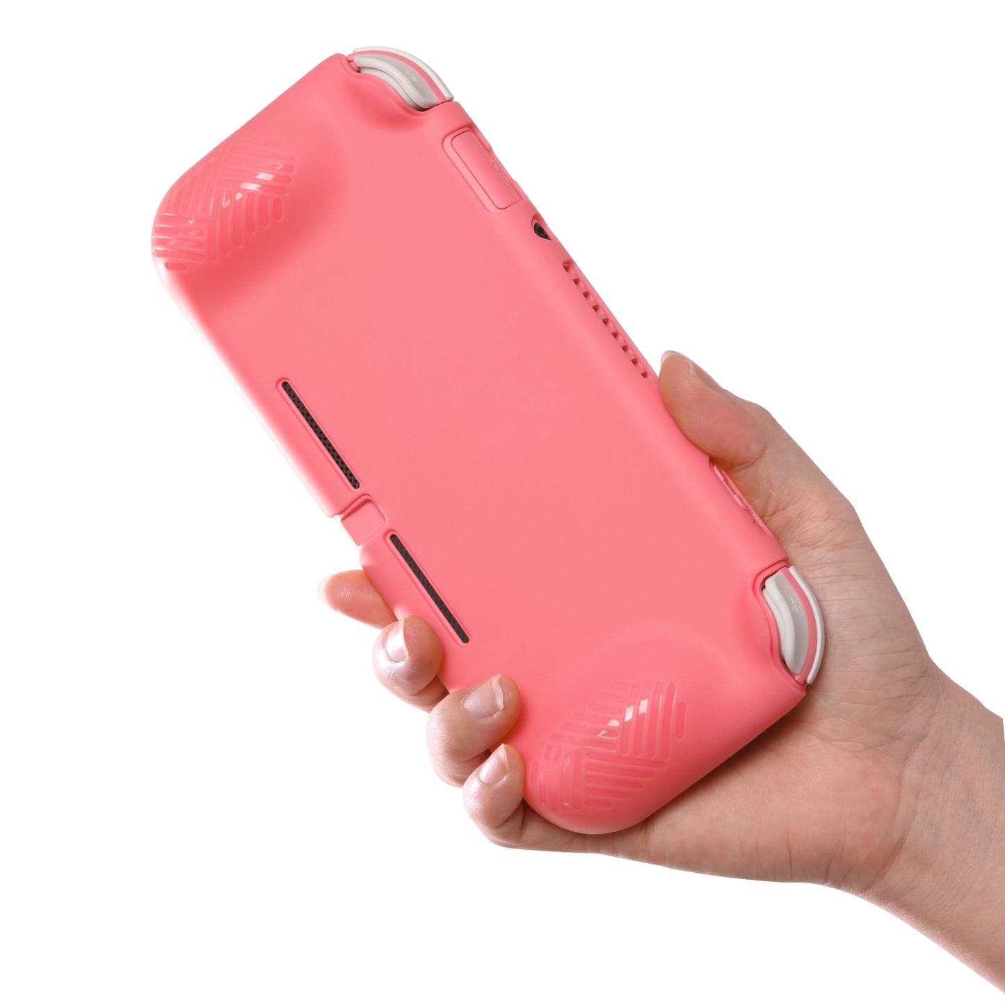 Grip Case for Nintendo Switch lite, Protective Cover Case Compatible with Switch lite - Coral - ECHZOVE