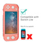 Clear Coral Case for Nintendo Switch lite, Coral Grip Case for Nintendo Switch lite - ECHZOVE