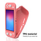 Grip Case for Nintendo Switch lite, Protective Cover Case Compatible with Switch lite - Coral - ECHZOVE
