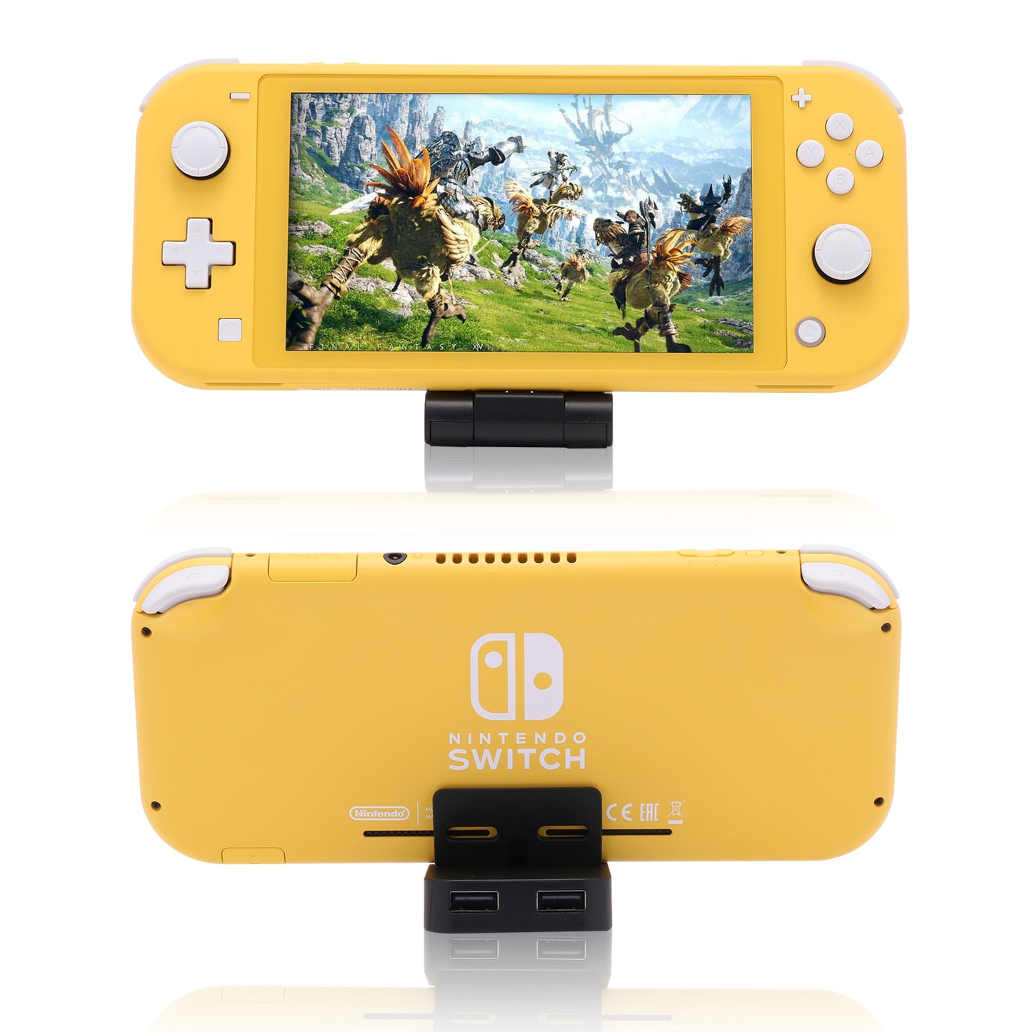 Charging Dock for Nintendo Switch Lite, Mini Portable Charging Station for Nintendo Switch with USB HUB - ECHZOVE