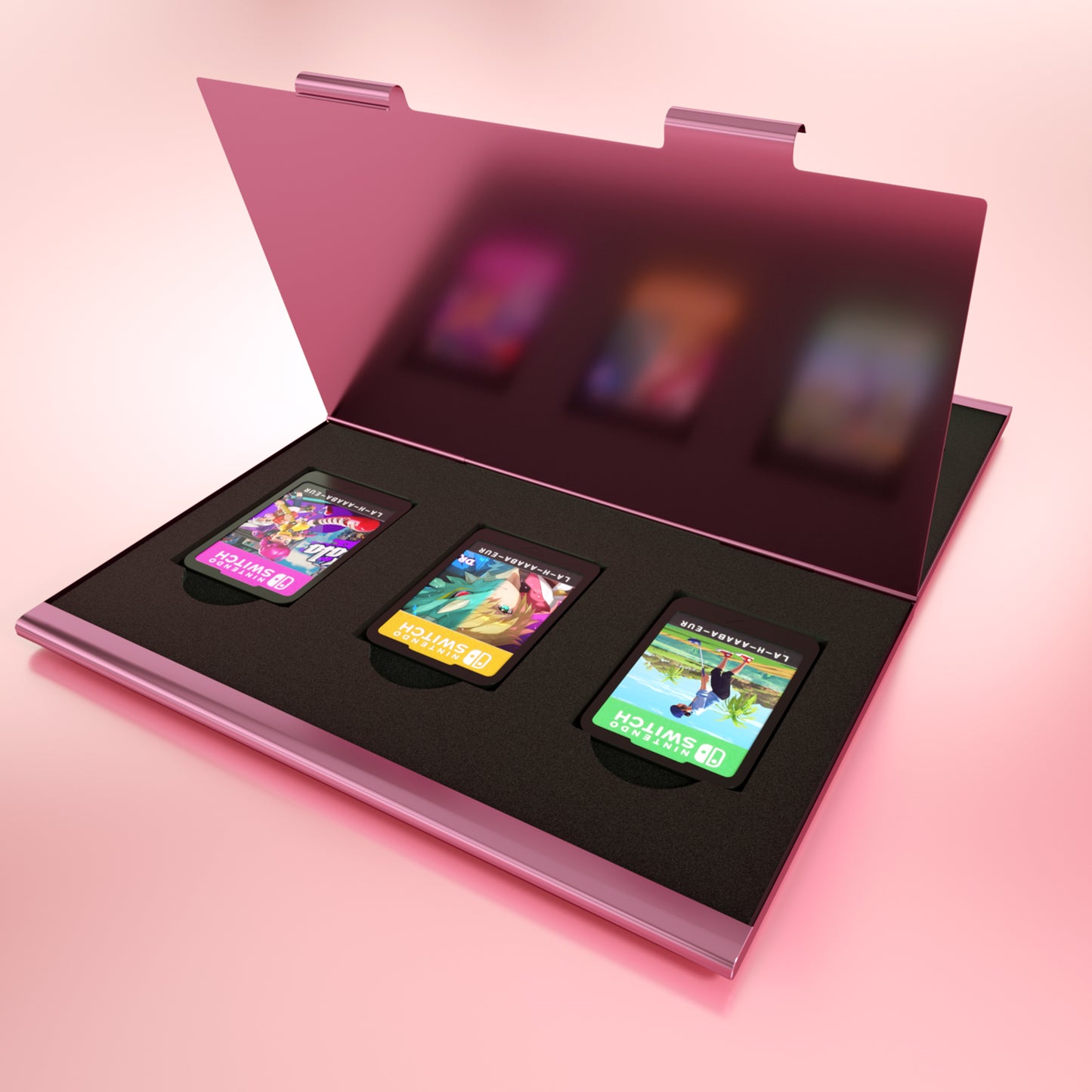 Nintendo Switch lite Pink Accessories, Sakura Pink Carry Case with Clear Case for Switch lite, Pink Game Case, Coral USB C Cable, Cute Thumb Grips, Screen Protector, Wrist Strap and Shoulder Strap (11 in 1) - ECHZOVE