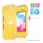 TPU Case for Nintendo Switch Lite, Clear Protective Case for Nintendo Switch Lite with Tempered Glass Screen Protector - Clear - ECHZOVE