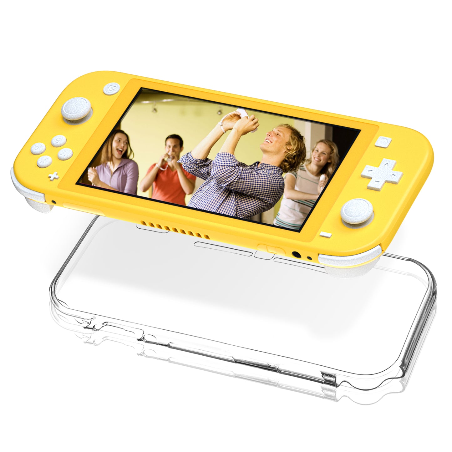 TPU Case for Nintendo Switch Lite, Soft Protective Case for Nintendo Switch Lite - Clear - ECHZOVE