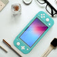 Comfort Grip Case for Nintendo Switch lite, Hard Case for Nintendo Switch lite - Turquoise - ECHZOVE