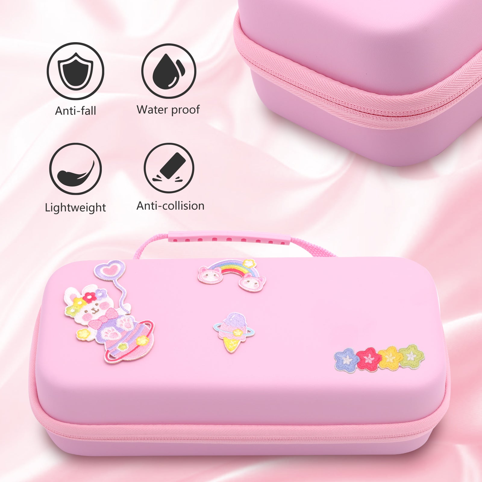 nintendo switch oled pink carry case