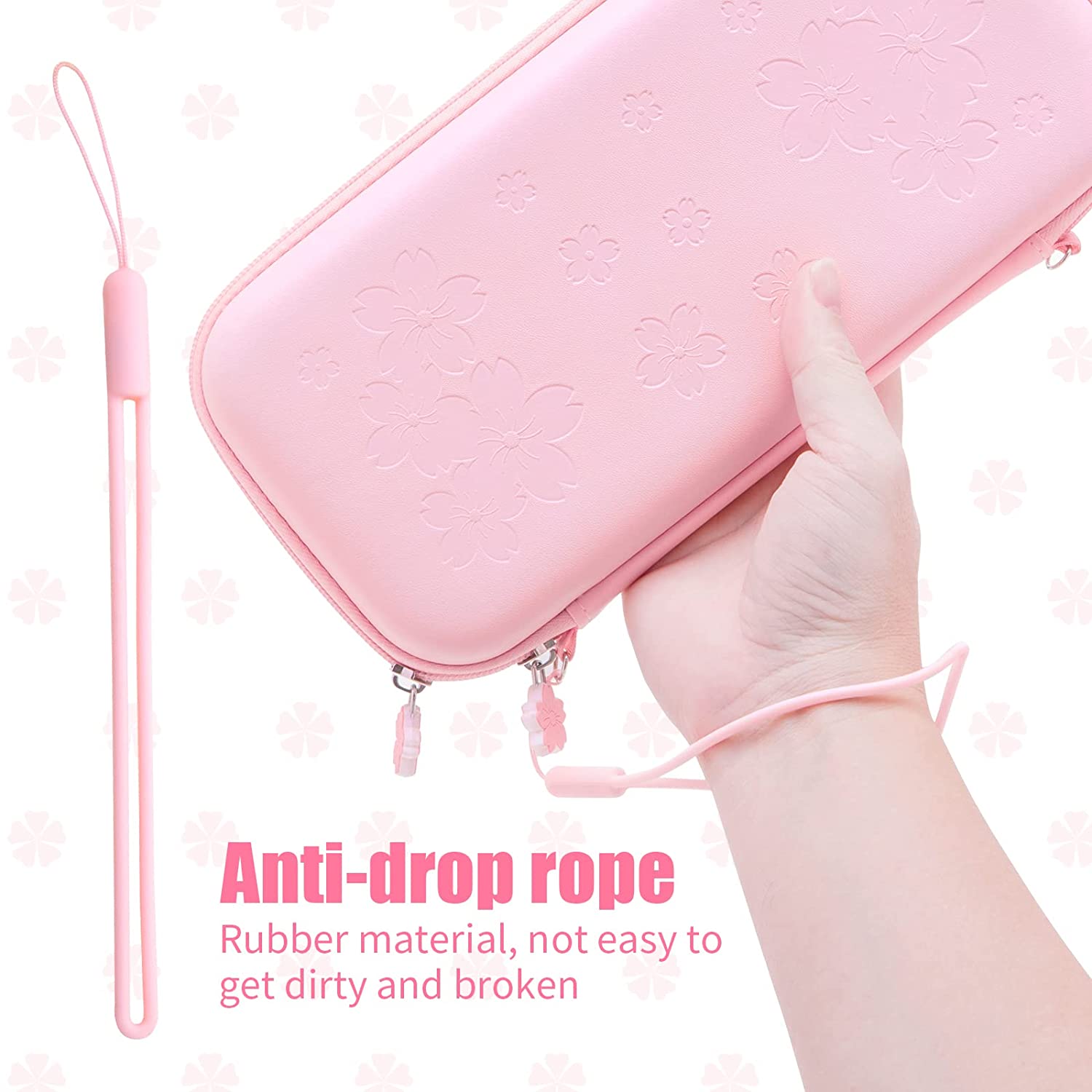 nintendo switch oled pink carry case