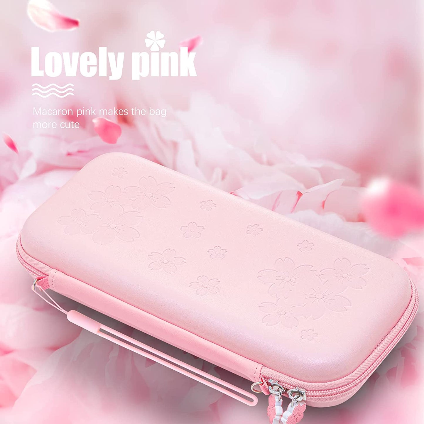 nintendo switch oled pink carry case
