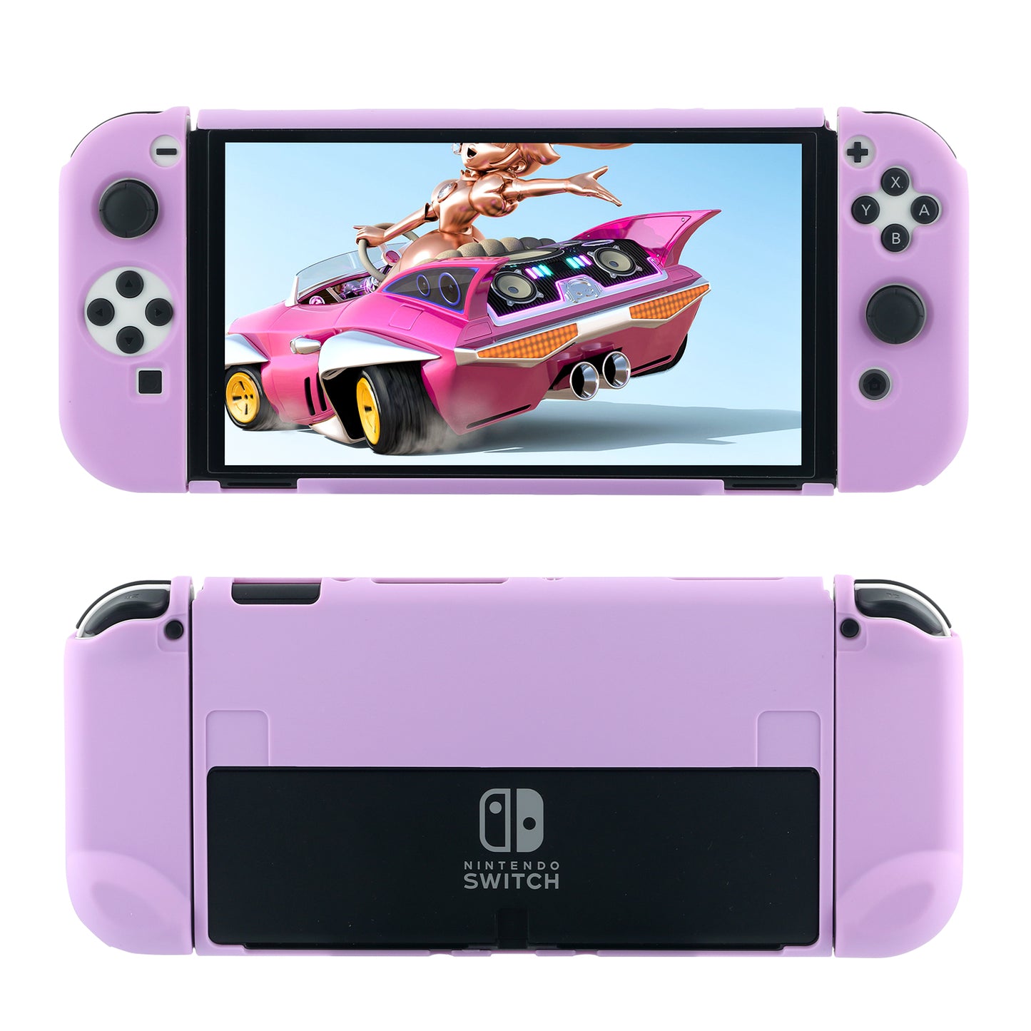 Switch OLED Pastel Case, Switch OLED Protective Case for Girls