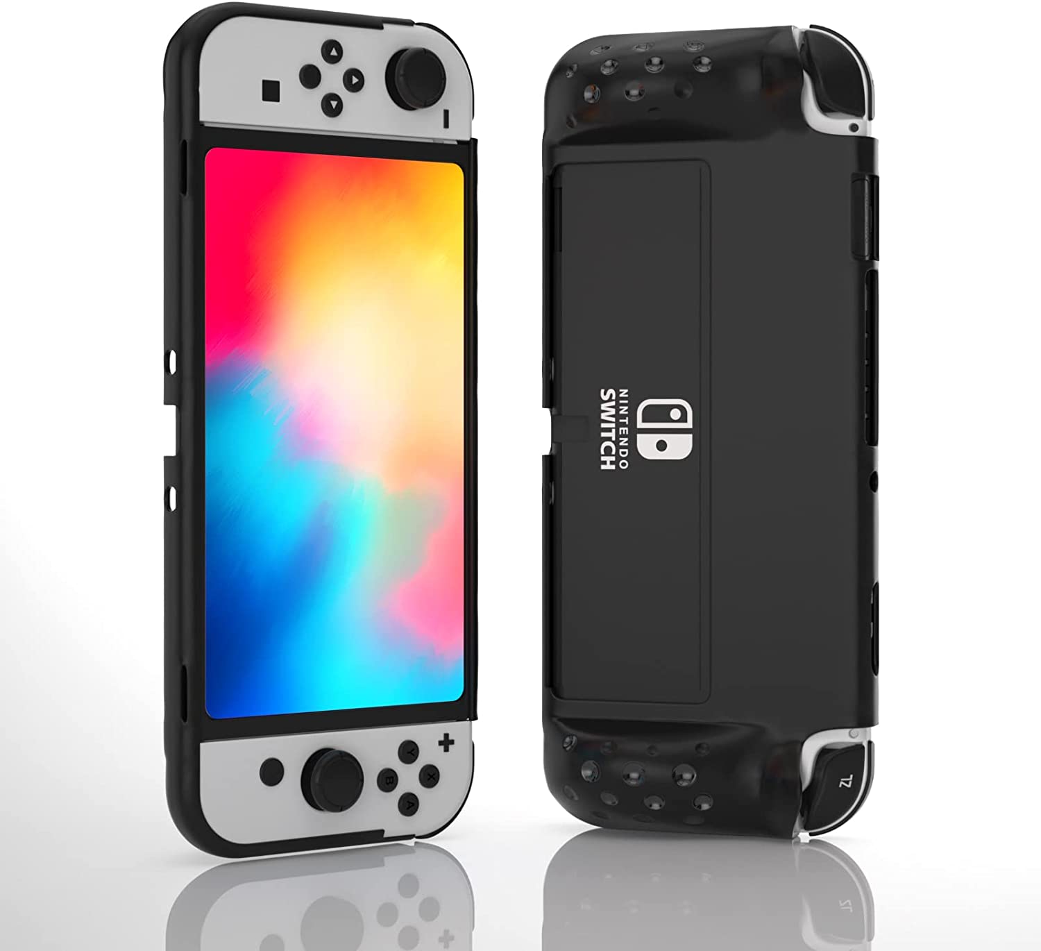 Nintendo Switch OLED Grip Case TPU, Nintendo Switch OLED Blue Case - ECHZOVE