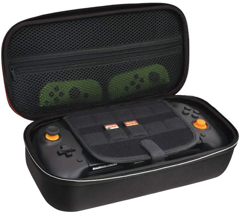 Wireless Controller for Nintendo Switch, Ergonomic Large Grip for Switch with Gravity Induction of Six-Axis Gyroscope, Double Motor Vibration and Screen Capture Button, Include the Storage Bag