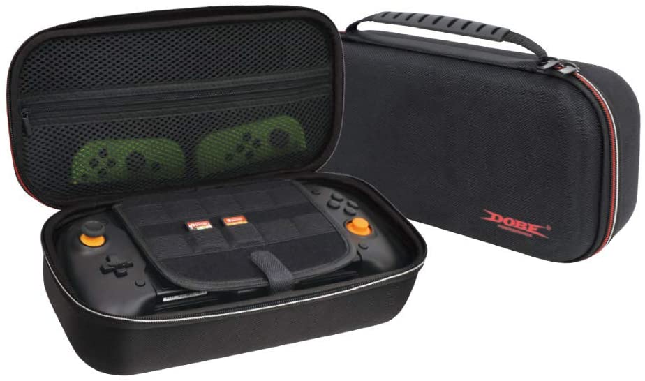 Wireless Controller for Nintendo Switch, Ergonomic Large Grip for Switch with Gravity Induction of Six-Axis Gyroscope, Double Motor Vibration and Screen Capture Button, Include the Storage Bag