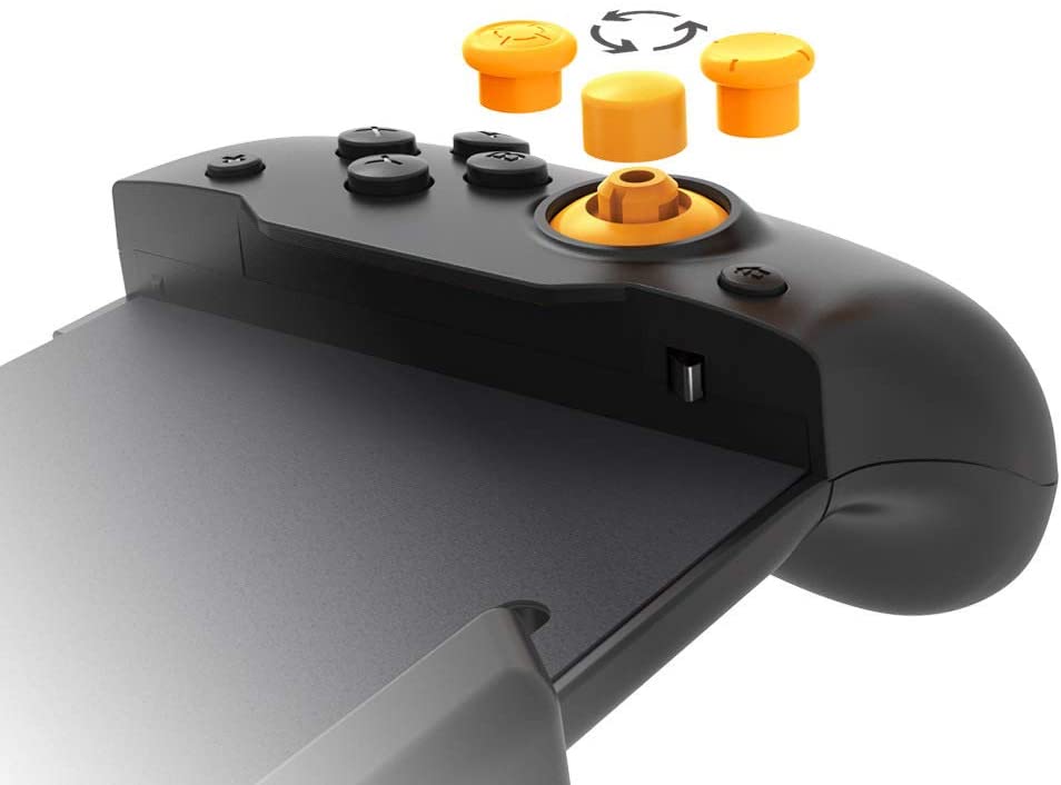 Wireless Controller for Nintendo Switch, Ergonomic Large Grip for Switch with Gravity Induction of Six-Axis Gyroscope, Double Motor Vibration and Screen Capture Button, Include the Storage Bag