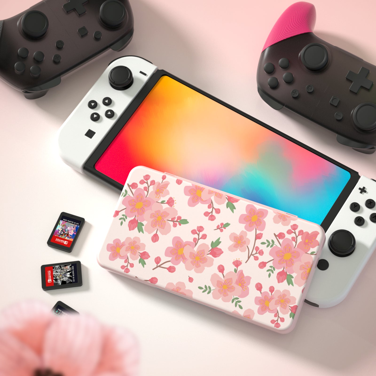 nintendo switch oled game case