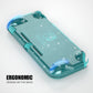 Glitter Comfort Grip Case for Switch lite, Protective Hard Case for Switch lite - Turquoise - ECHZOVE