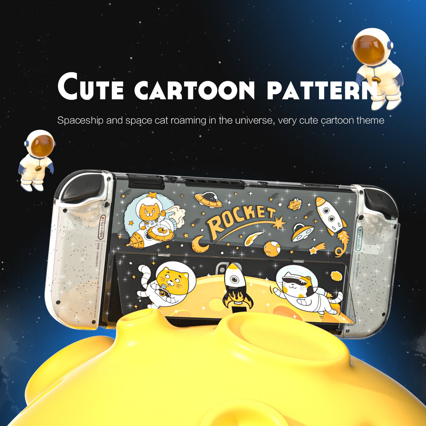 nintendo switch oled cat case