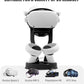 Oculus Quest 2 Holder, Headset Display Stand Compatible with Oculus Quest, Quest 2, Rift, Rift S Headset and Touch Controllers - Black