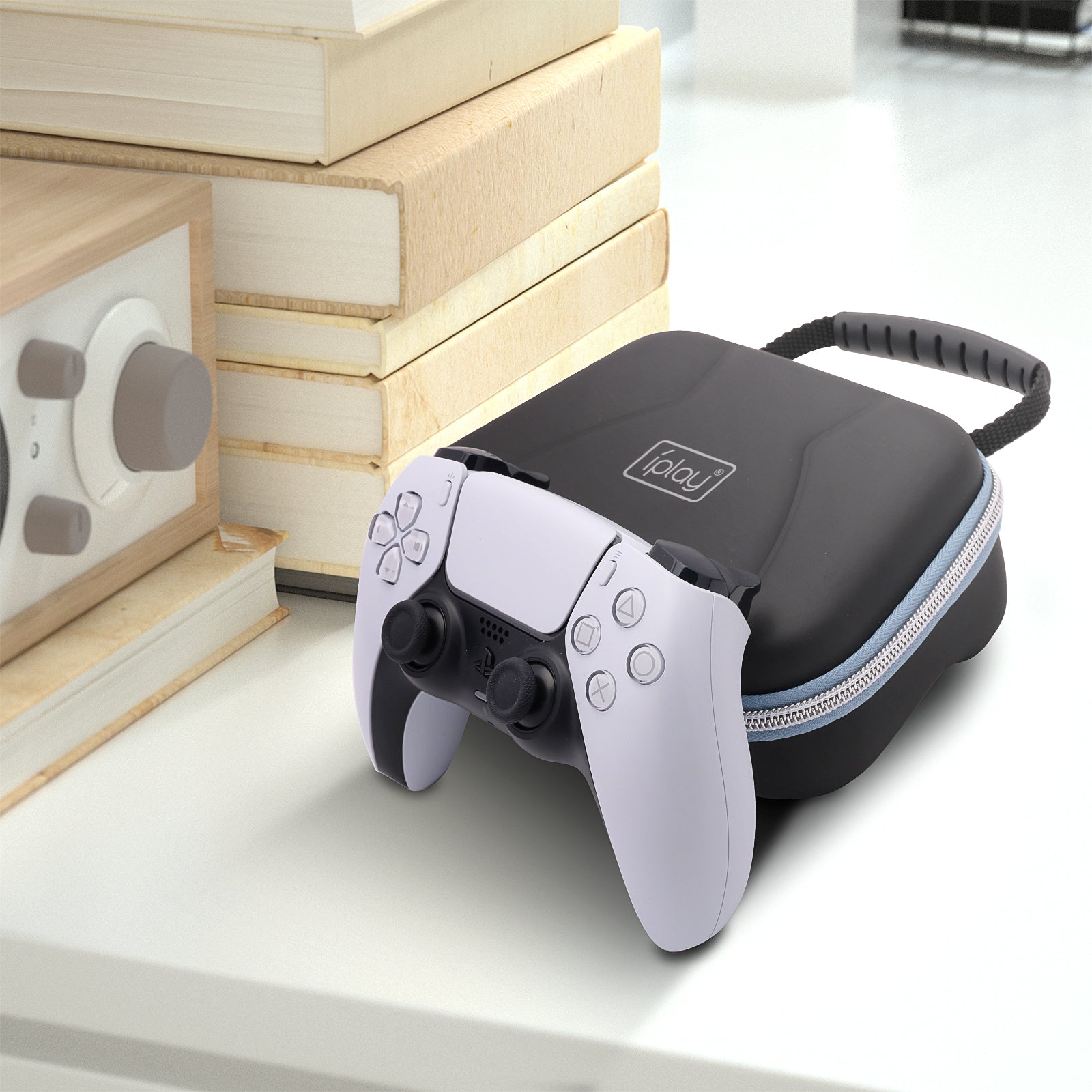 PS5 Controller Travel Case, Travel Accessories Kit Compatible with Playstation PS5 Dual Sense Wireless Controller - ECHZOVE