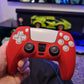 ps5 controller skin red
