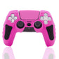 ECHZOVE PS5 Controller Cover Case, Anti-Slip Silicone Cover Skin for PS5 Controller with Thumb Grip Caps, Joystick Protectors and Cover Wrap Sticker