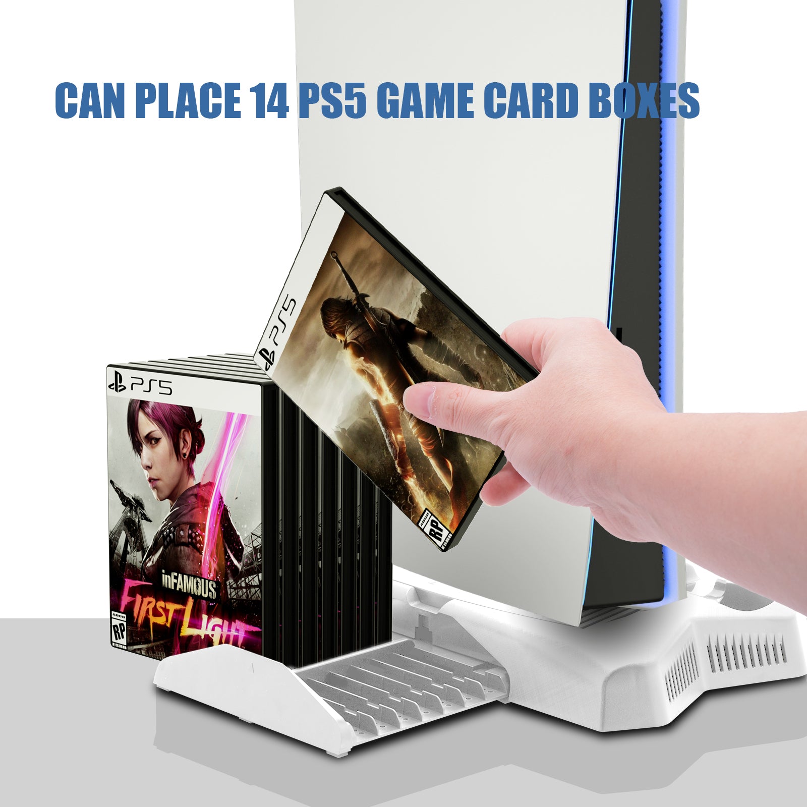 ps5 game and controller holder