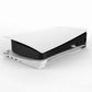PS5 USB HUB Horizontal White, Horizontal Stand for PS5 with 4 USB Extension, Compatible with PS5 Disc and Digital Edition