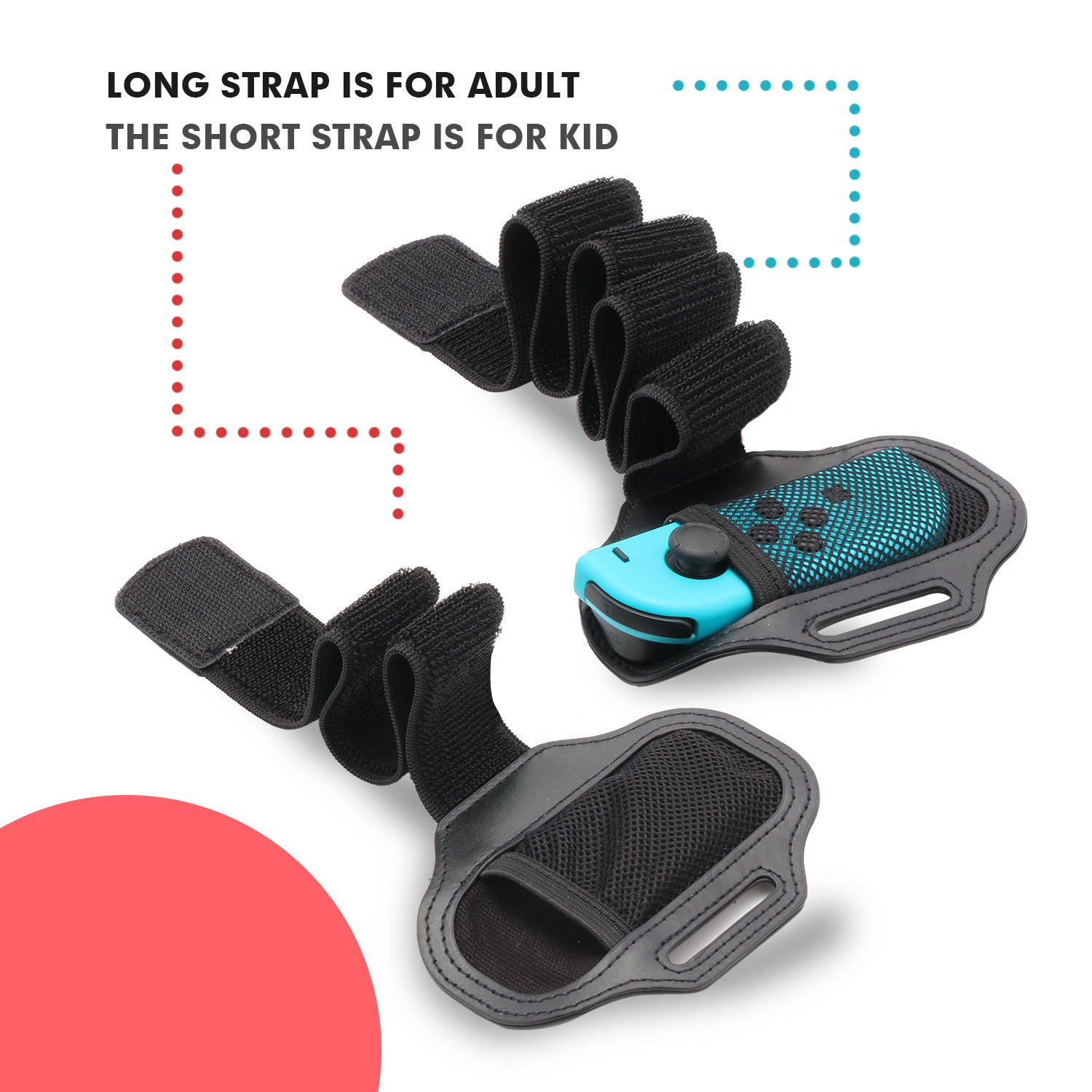 Leg Strap for Nintendo Switch Ring Fit Adventure - 2 Packs - ECHZOVE