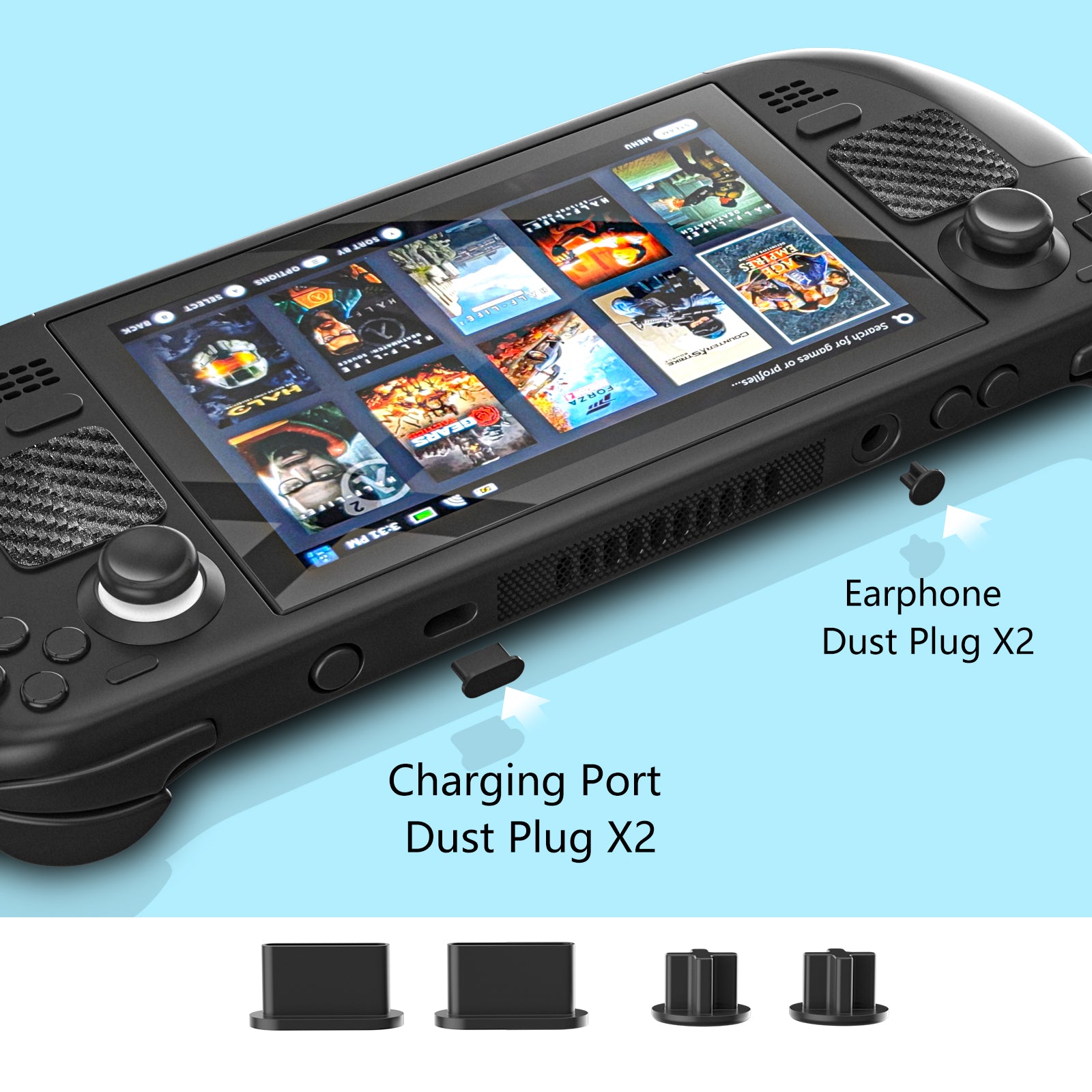 steam deck dust plugs