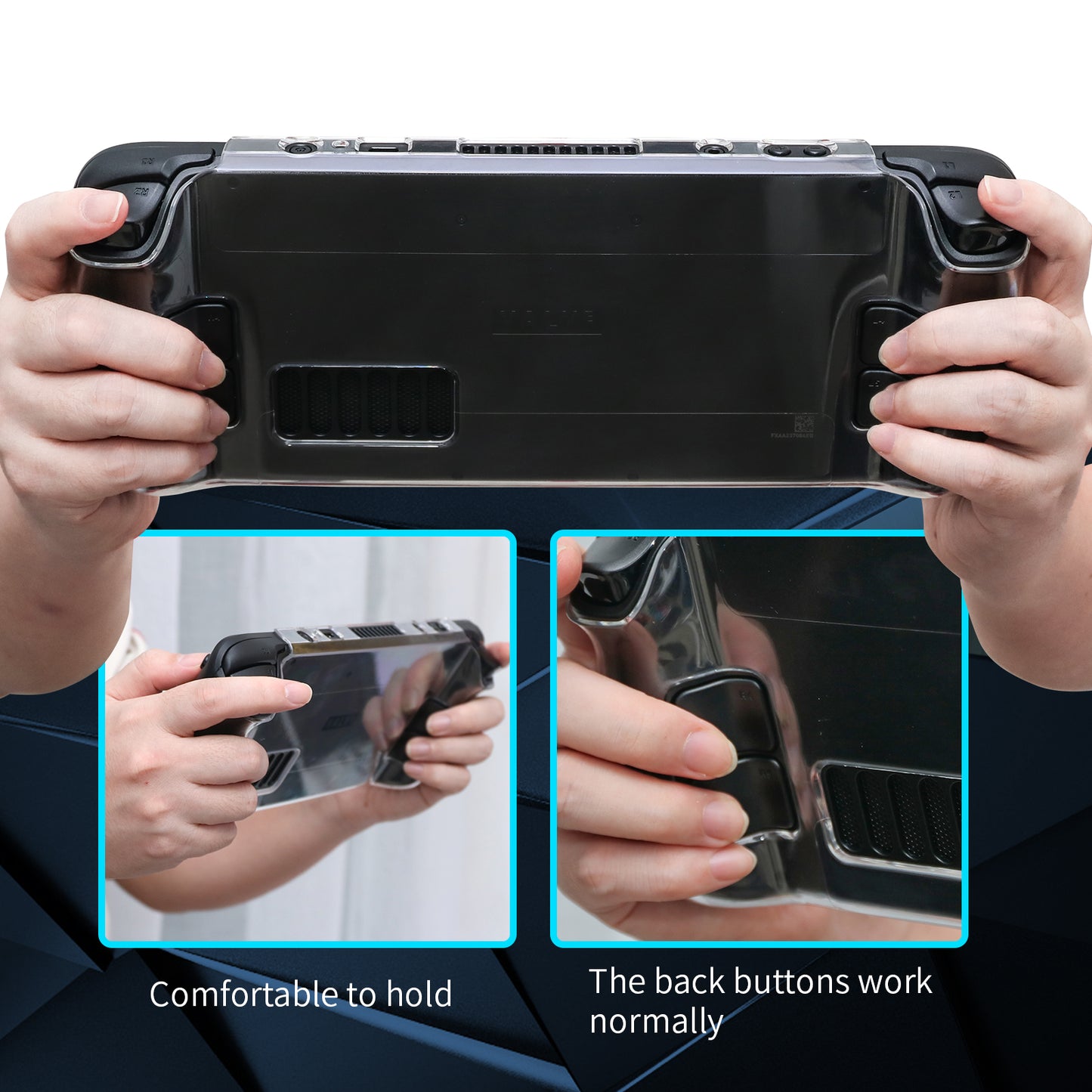 steam deck grip case