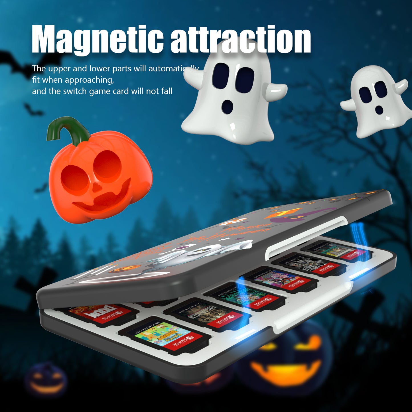 nintendo switch game case magnetic