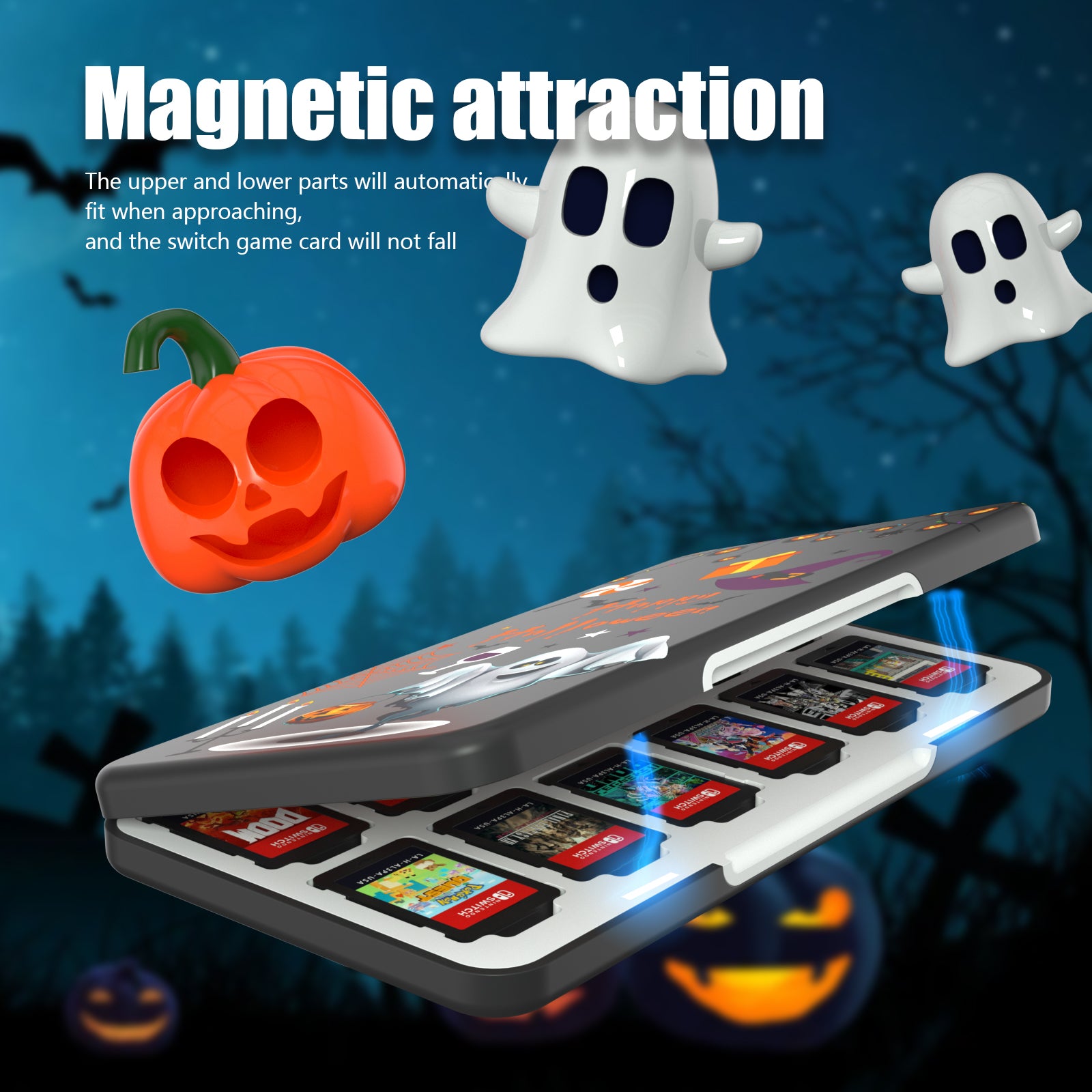 nintendo switch game case magnetic