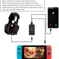 Audio Converter for Nintendo Switch, 2 in 1 Audio Chat Adapter for Nintendo Switch - Support Voice Chat with Your Headphone - ECHZOVE