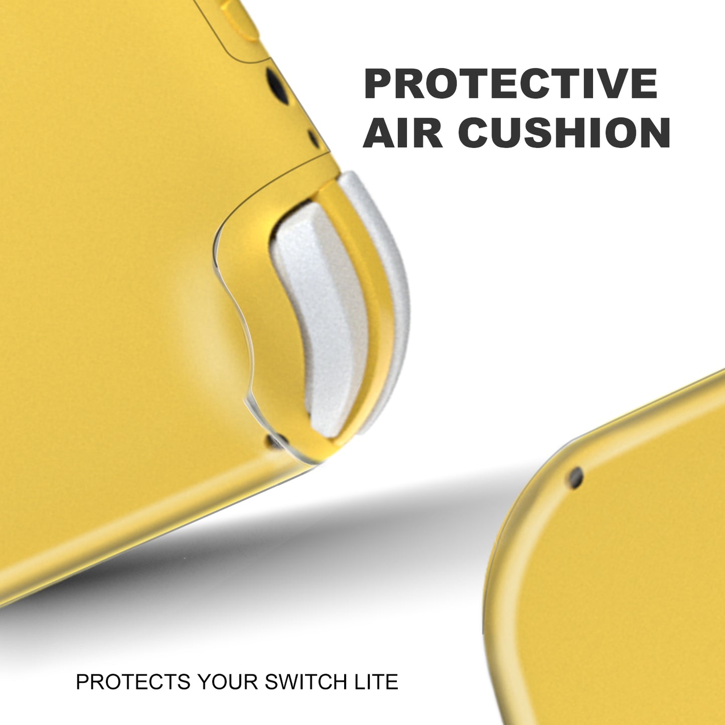 TPU Case for Nintendo Switch Lite, Clear Protective Case for Nintendo Switch Lite with Tempered Glass Screen Protector - Clear - ECHZOVE