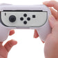 nintendo switch oled joycon grip white