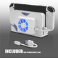 Switch OLED Dock Fan, Cooling Fan for Nintendo Switch OLED, USB Powered - White - ECHZOVE