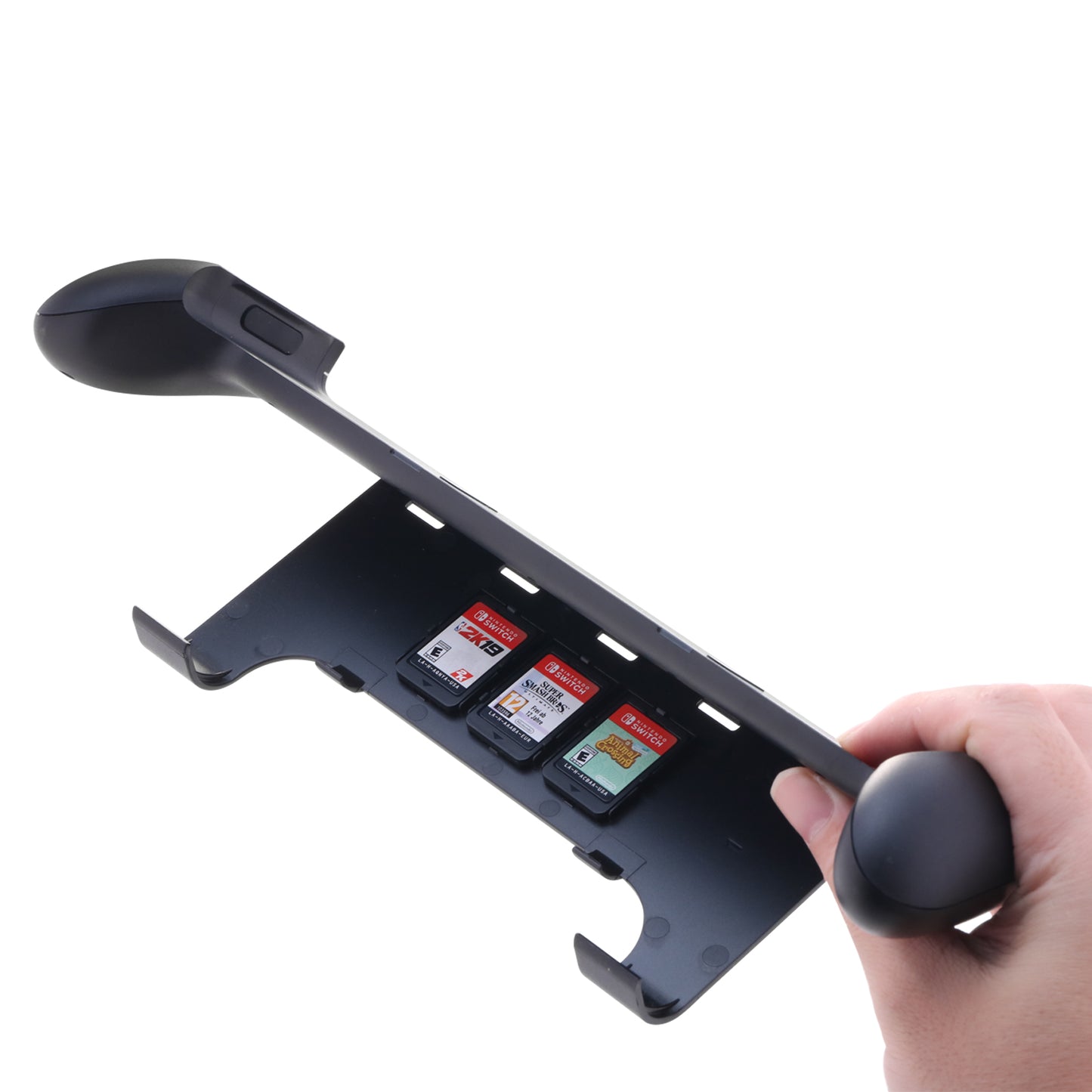nintendo switch oled grip with game slots