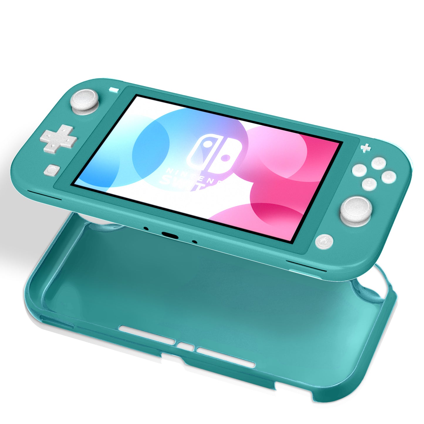 TPU Case for Nintendo Switch Lite, Flexible Soft Protective Cover Case for Nintendo Switch Lite 2019 - Turquoise - ECHZOVE