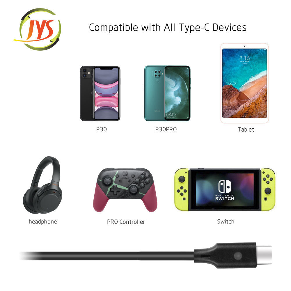 Multi Charger Cable for Nintendo Switch and Switch Joy-Con - 5.9 FT - ECHZOVE